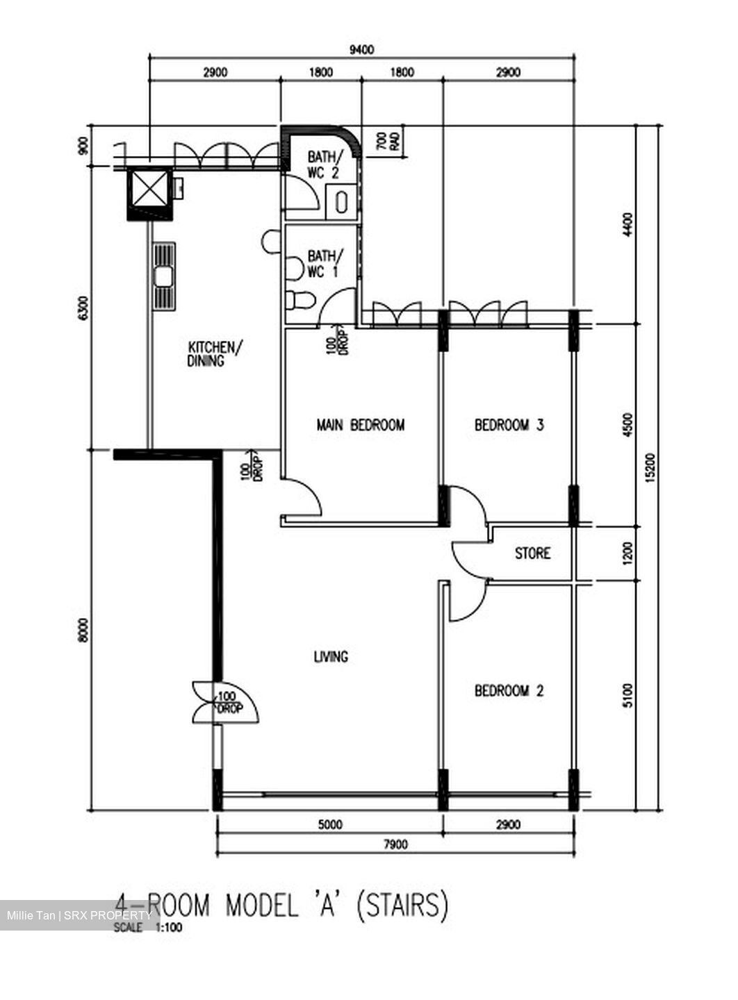Blk 133 Lorong Ah Soo (Hougang), HDB 4 Rooms #542686431
